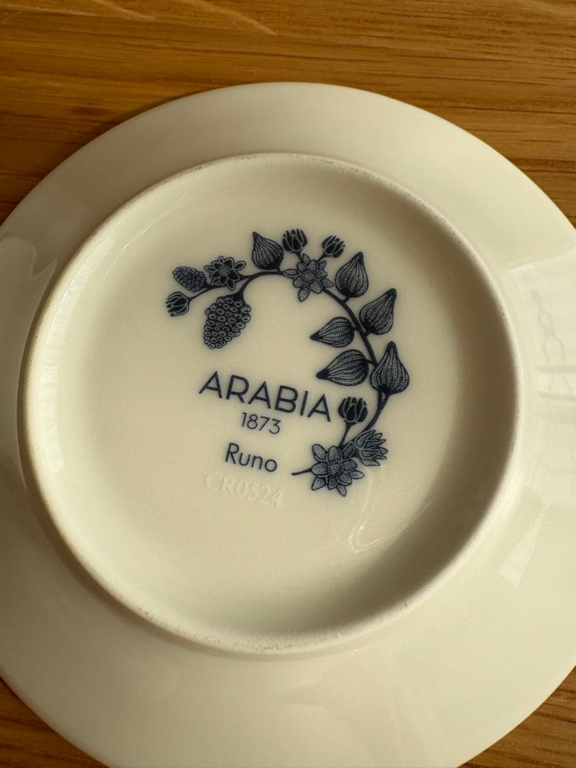 ARABIA Runo フロストベリー　 11.5プレート　4枚