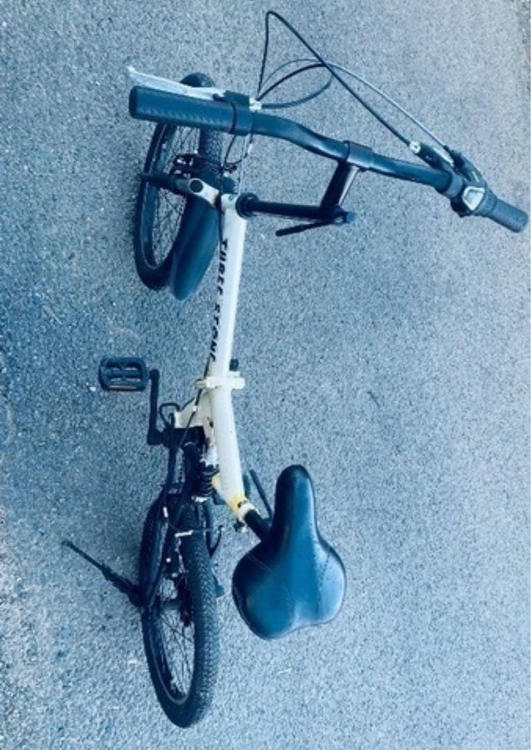 Three Stone 折りたたみ自転車 ホワイト