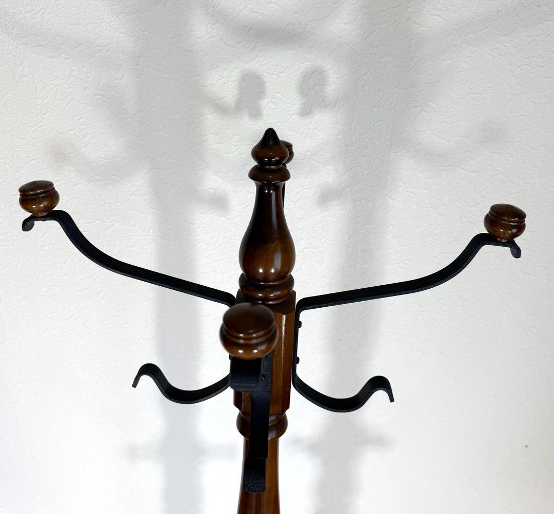 カリモク コロニアル ハンガーラック ポールスタンド karimoku