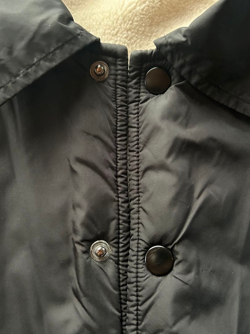 美品　ROLLER Magazine ボアコーチジャケット L 黒