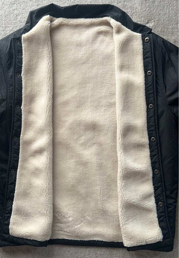 美品　ROLLER Magazine ボアコーチジャケット L 黒