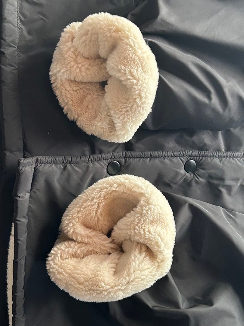 美品　ROLLER Magazine ボアコーチジャケット L 黒