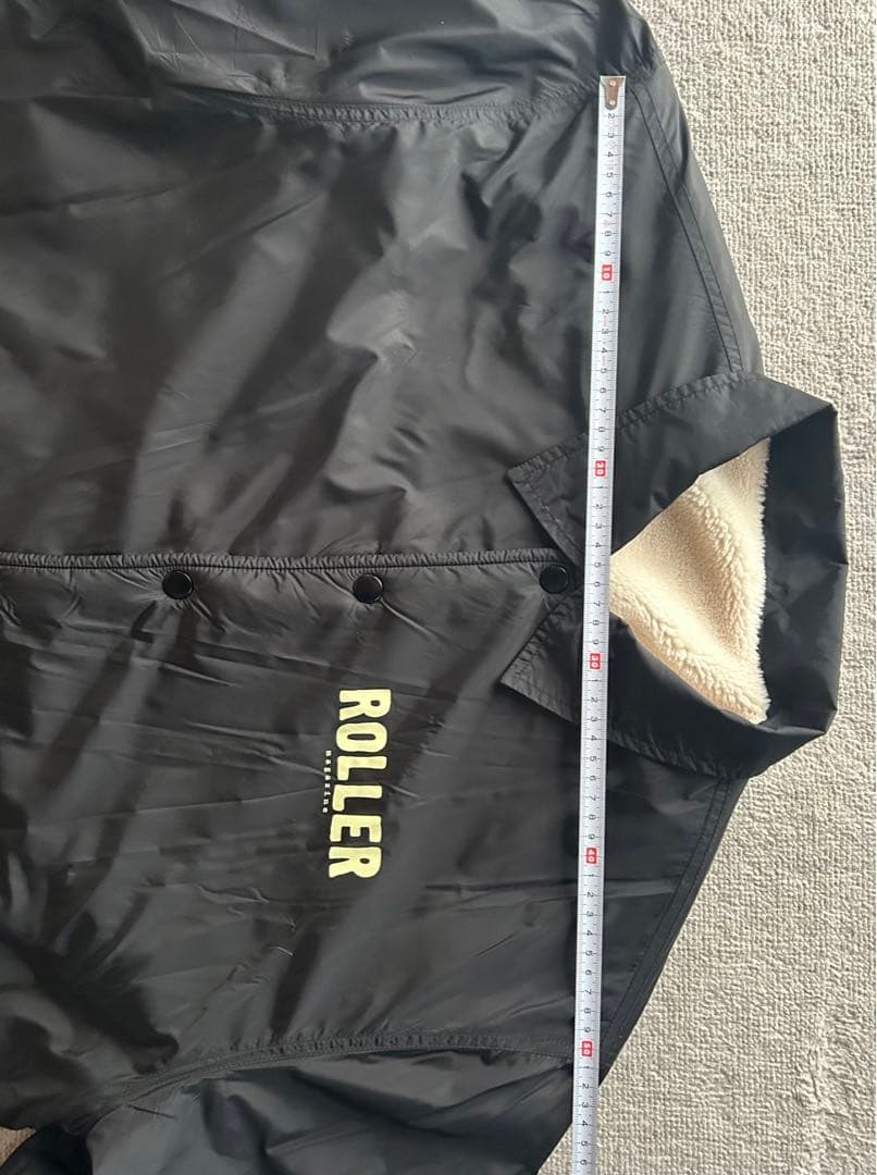 美品　ROLLER Magazine ボアコーチジャケット L 黒