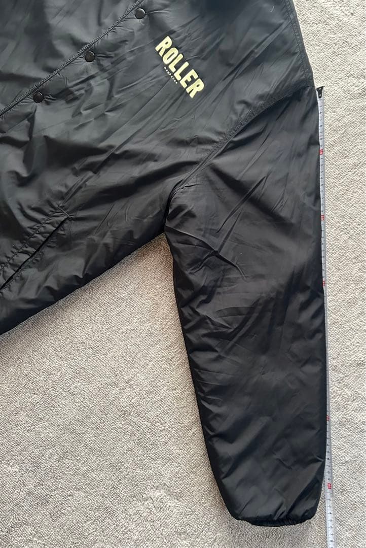 美品　ROLLER Magazine ボアコーチジャケット L 黒