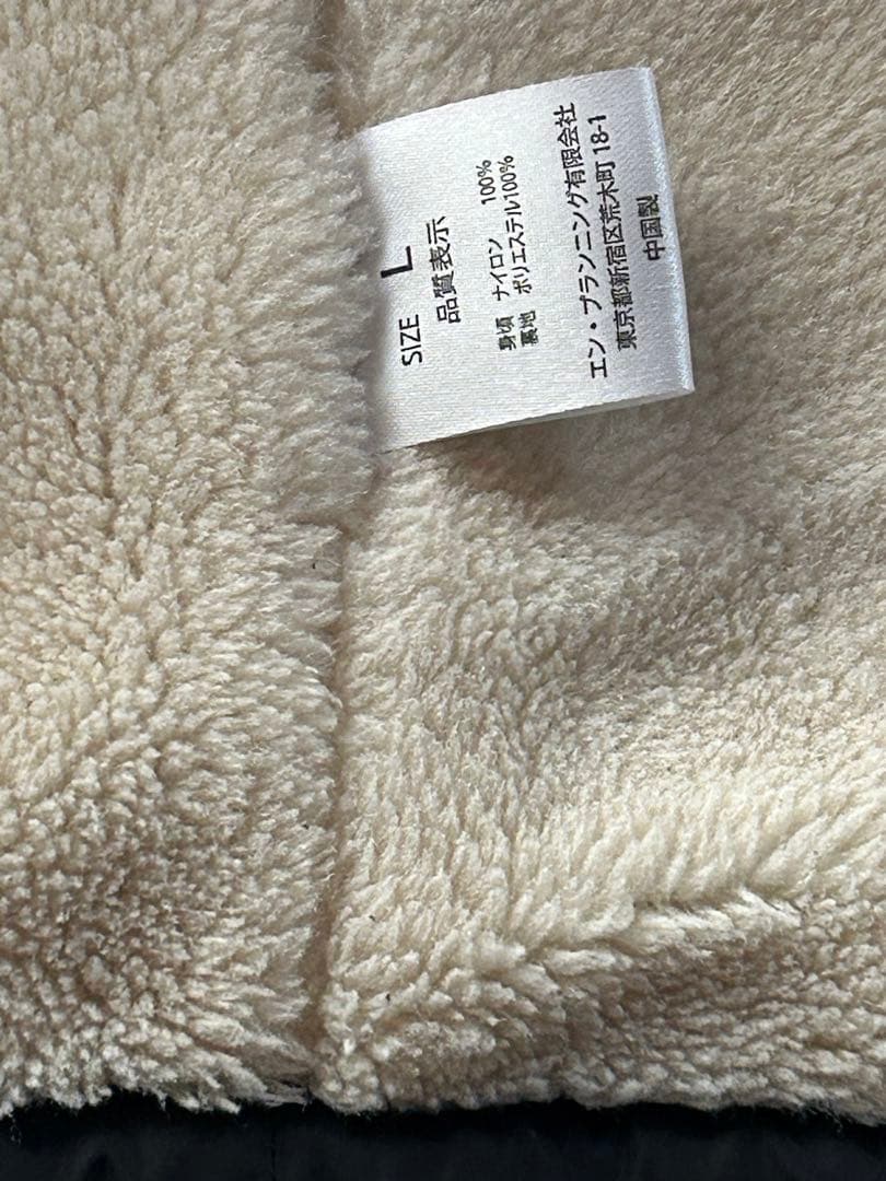 美品　ROLLER Magazine ボアコーチジャケット L 黒