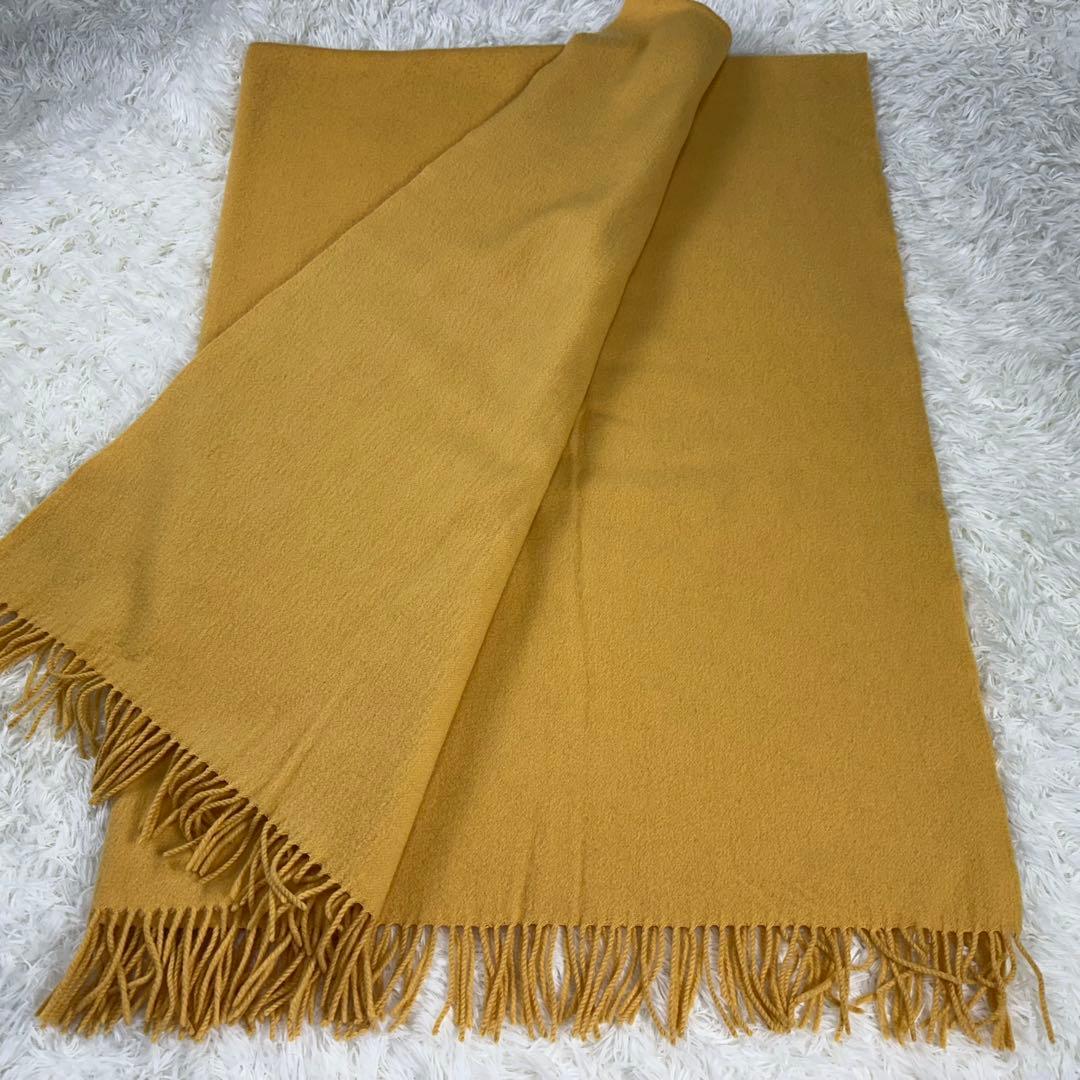 こゆび姫♡ 美品✨エルメス カシミヤ100% ショールマフラー 大判200
