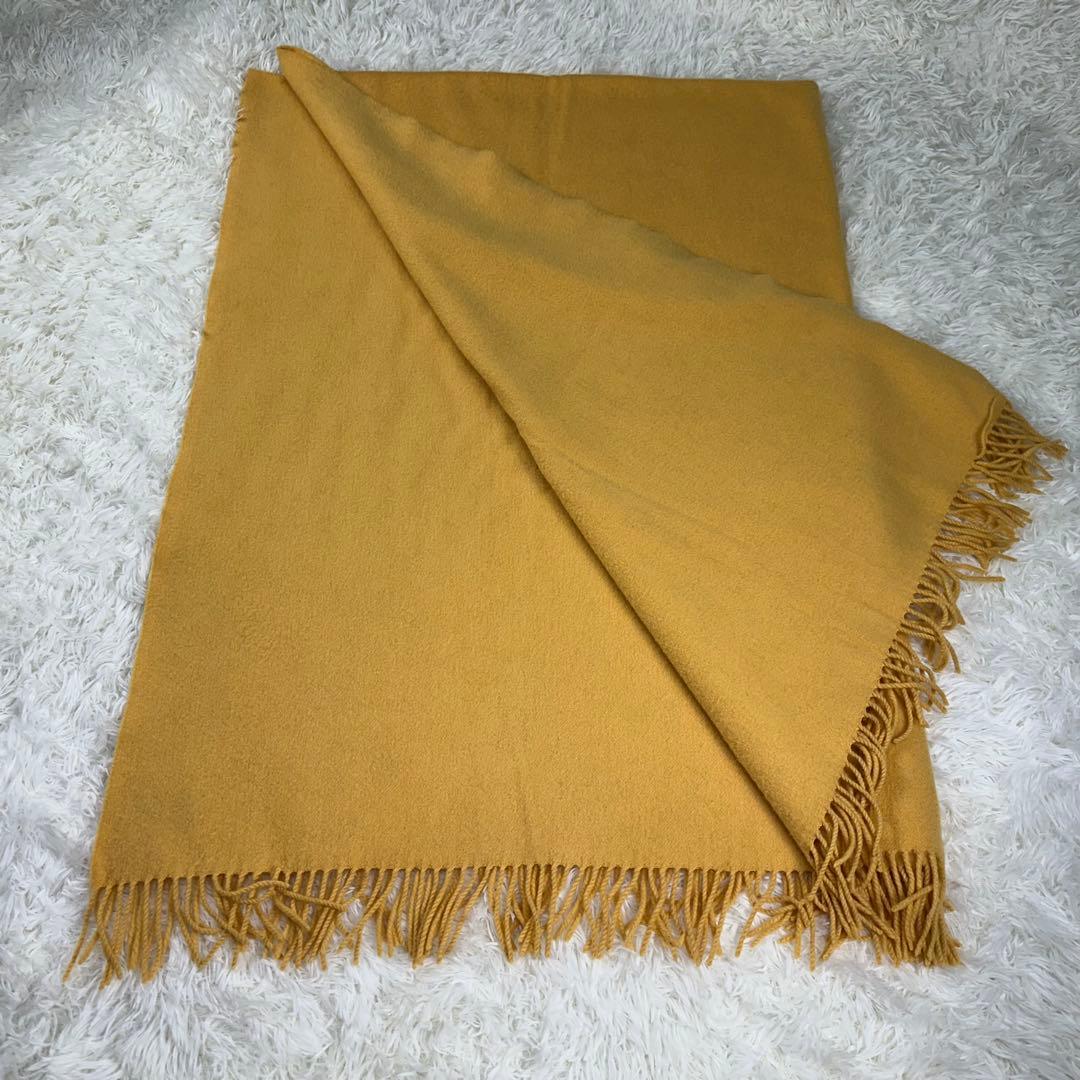 こゆび姫♡ 美品✨エルメス カシミヤ100% ショールマフラー 大判200