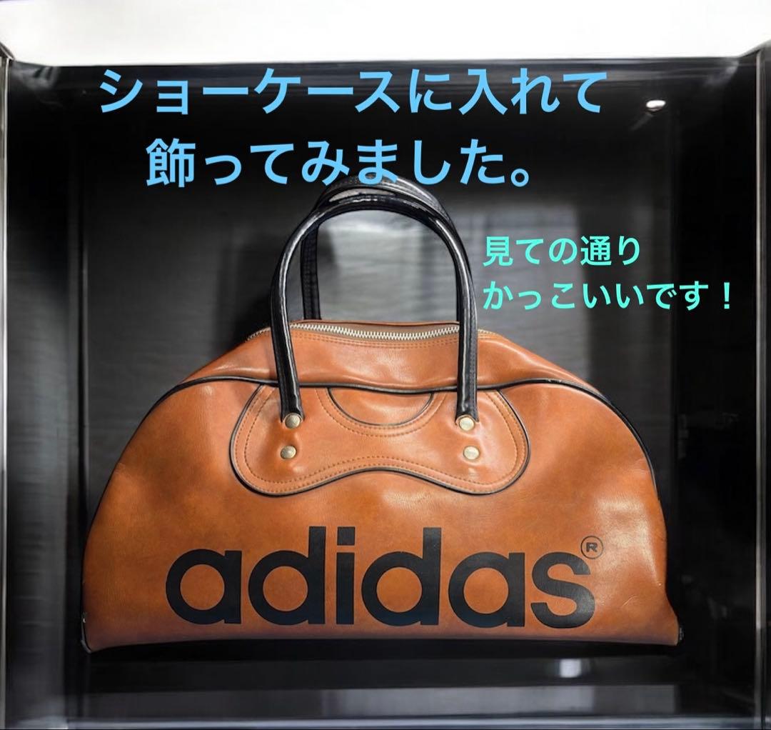 【激レア】adidas ボストンバック　ヴィンテージ 70s 合成皮革 日本製