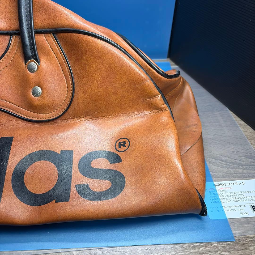 【激レア】adidas ボストンバック　ヴィンテージ 70s 合成皮革 日本製