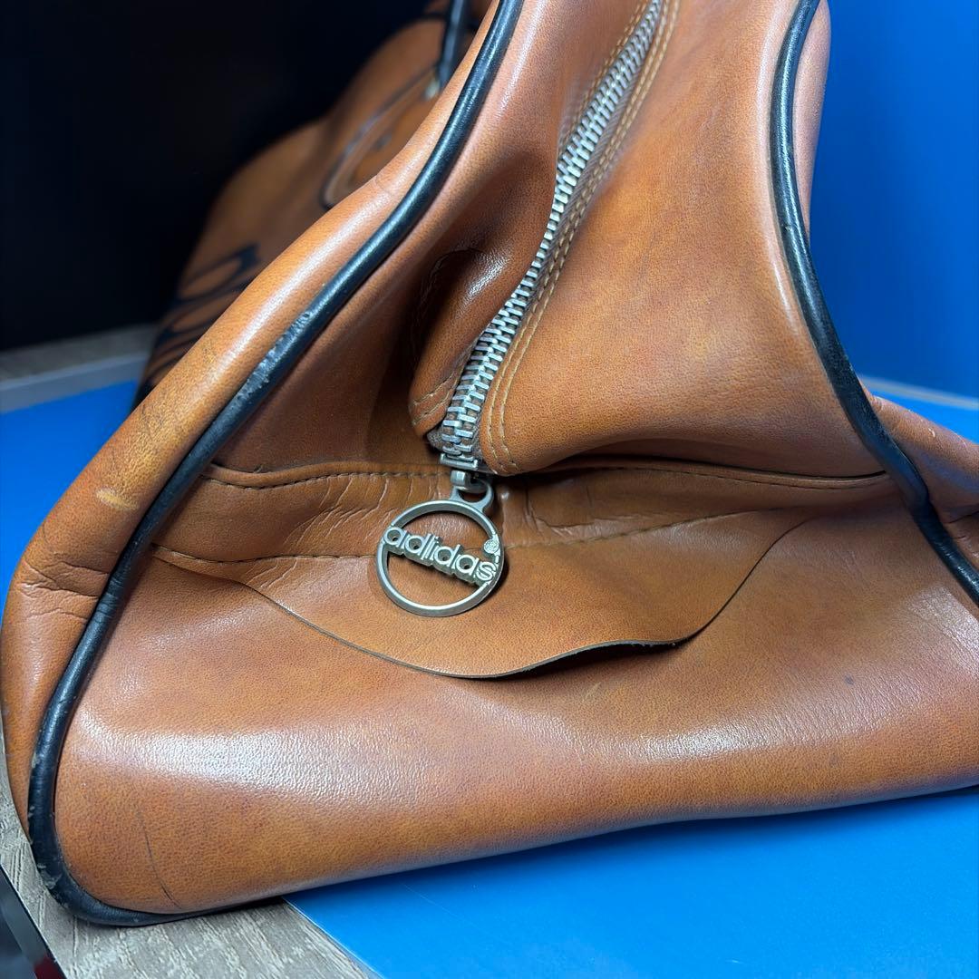 【激レア】adidas ボストンバック　ヴィンテージ 70s 合成皮革 日本製