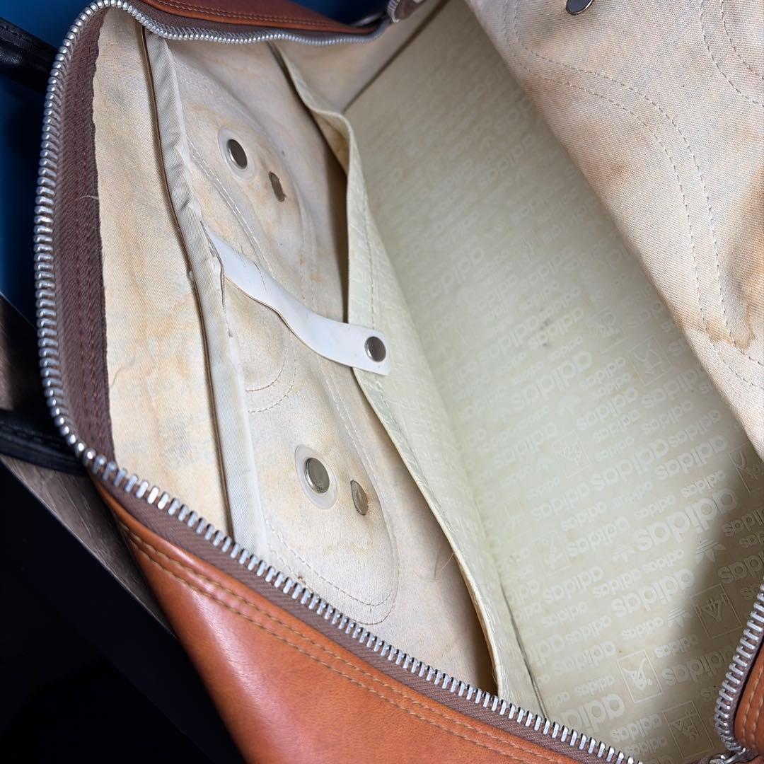 【激レア】adidas ボストンバック　ヴィンテージ 70s 合成皮革 日本製