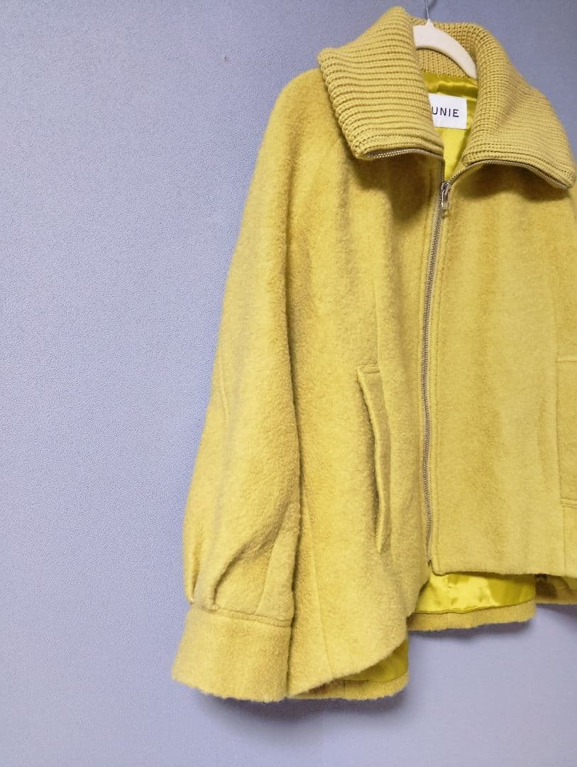 LOUNIEルーニィ ショート丈ボリュームコート