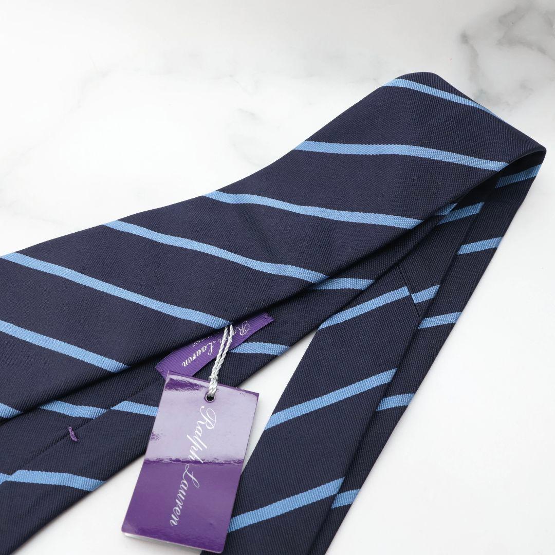 未使用に近いRalph Lauren ラルフローレン パープルレーベル ネクタイ