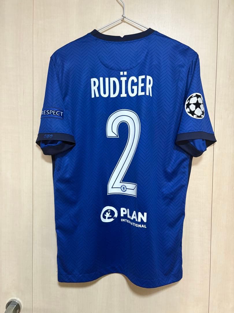 チェルシー 20-21 リュディガー CL仕様 ユニフォーム 正規品