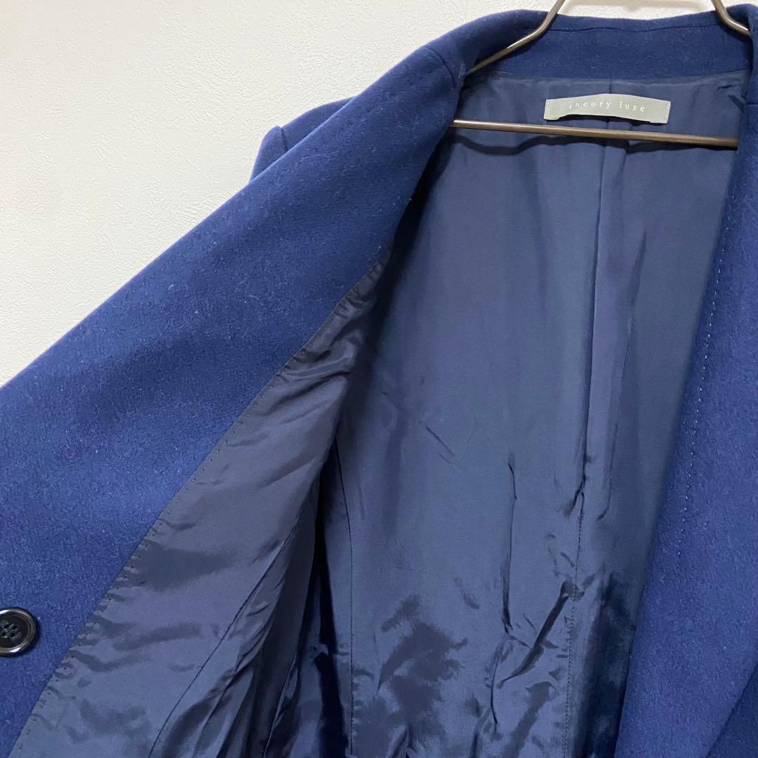【美品✨】theory luxe セオリー　ネイビー チェスターコート L