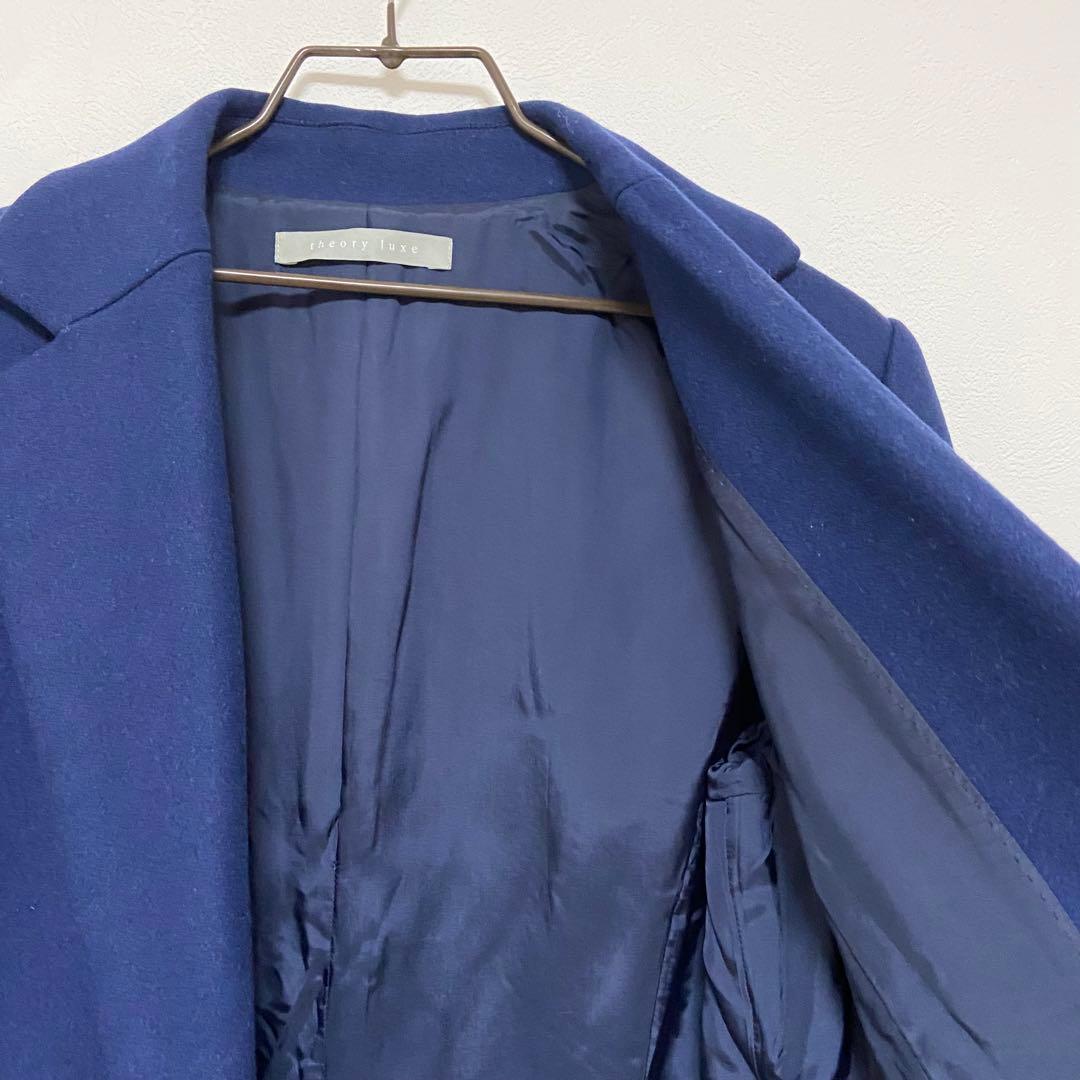 【美品✨】theory luxe セオリー　ネイビー チェスターコート L