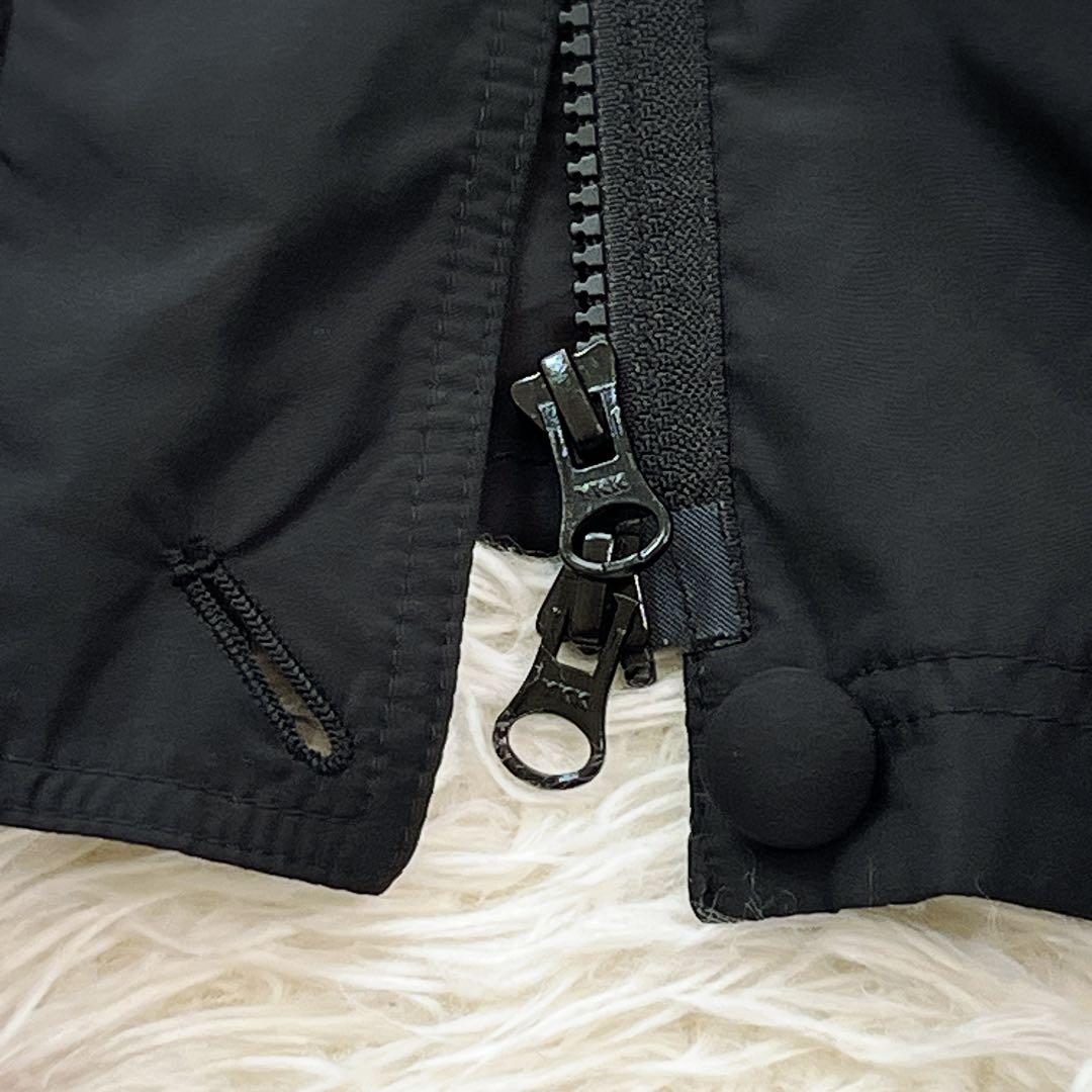 エイココンドウ フード ナイロンバルーンコート Aライン 異素材 ロング 42