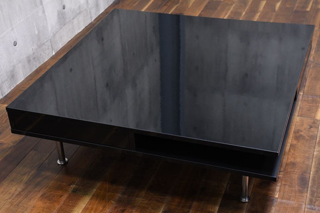 ELC37 イケア トフテリード コーヒーテーブル ハイグロス ブラック