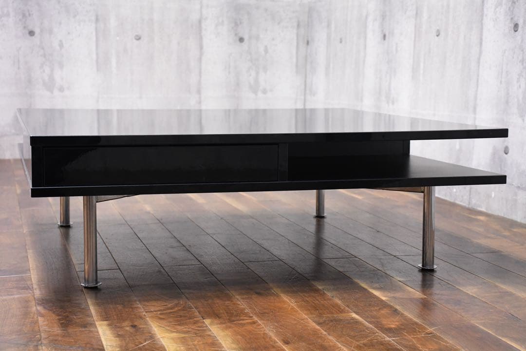 ELC37 イケア トフテリード コーヒーテーブル ハイグロス ブラック