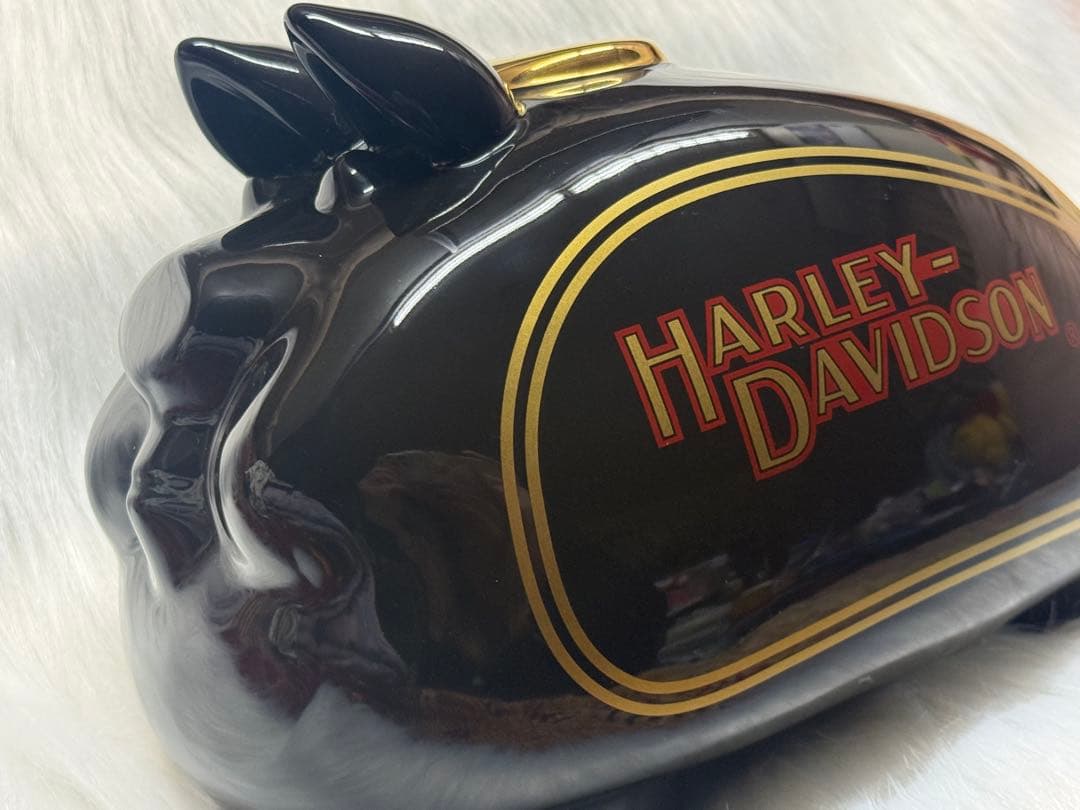 【中古】Harley Davidson 豚型 貯金箱