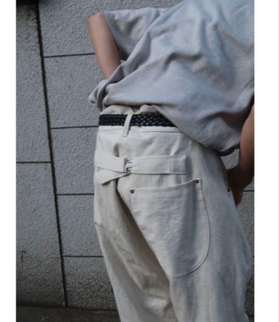 パンツ URUTOKYO COTTONHEMP 1TUCK PANTS 3