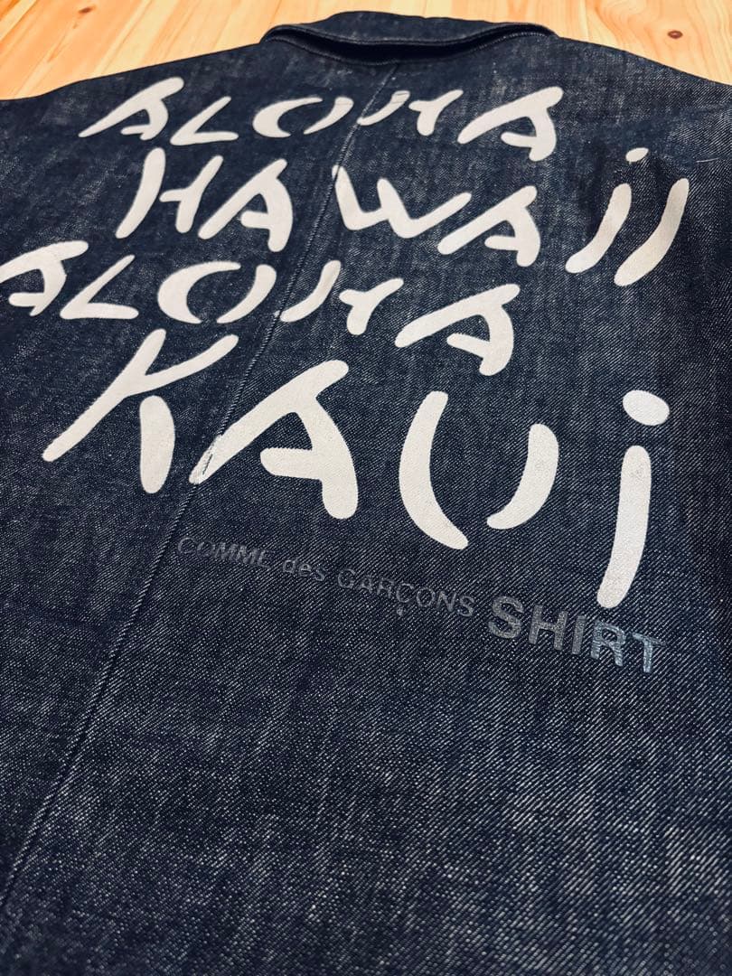 【極美品】COMME des GARÇONS denim jacketBLACK