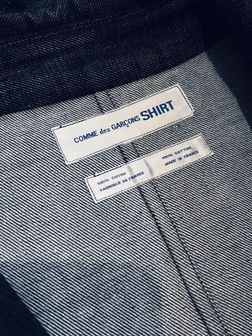 【極美品】COMME des GARÇONS denim jacketBLACK
