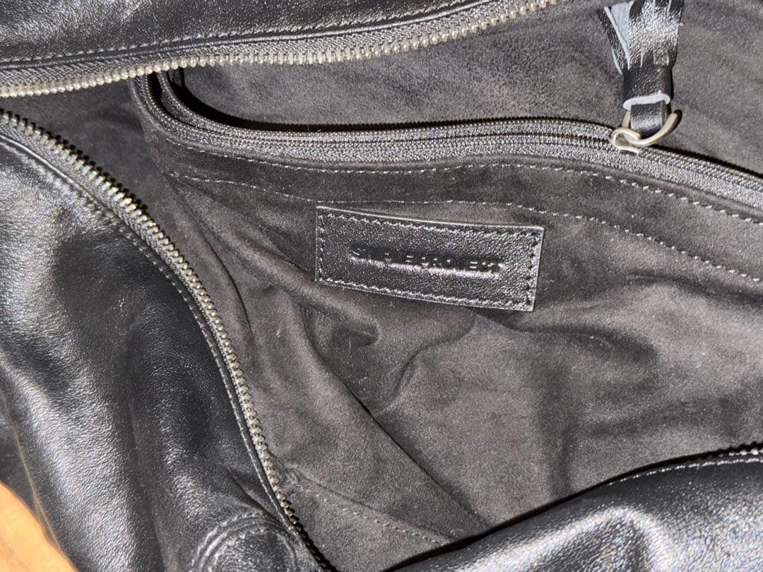 Simple Project レザー　ショルダーバッグ　モード　Y2K