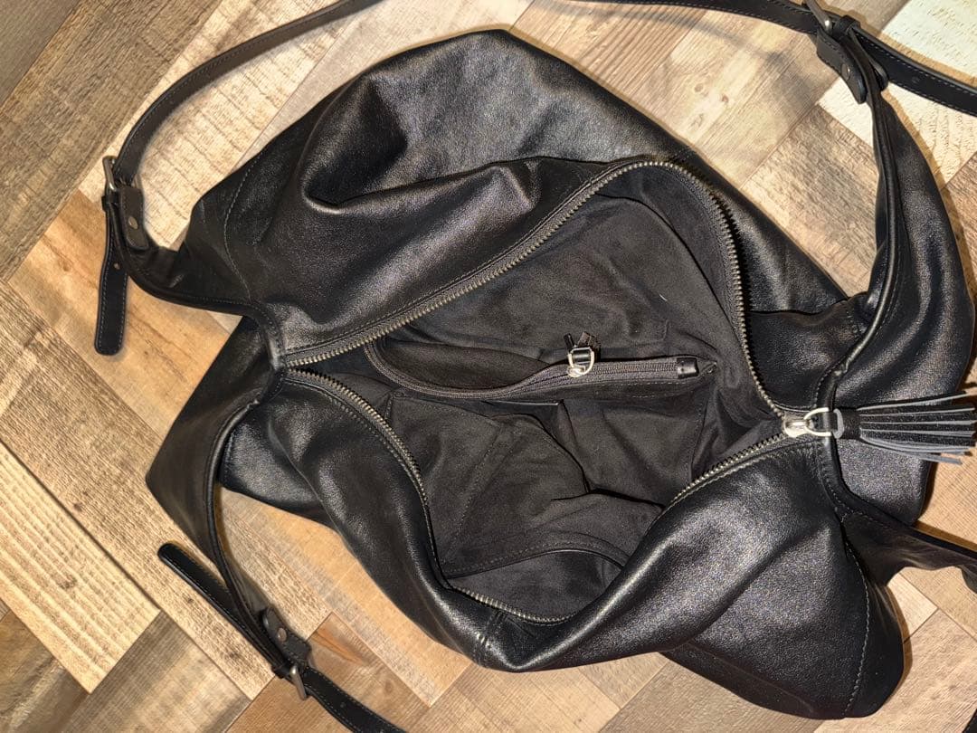 Simple Project レザー　ショルダーバッグ　モード　Y2K