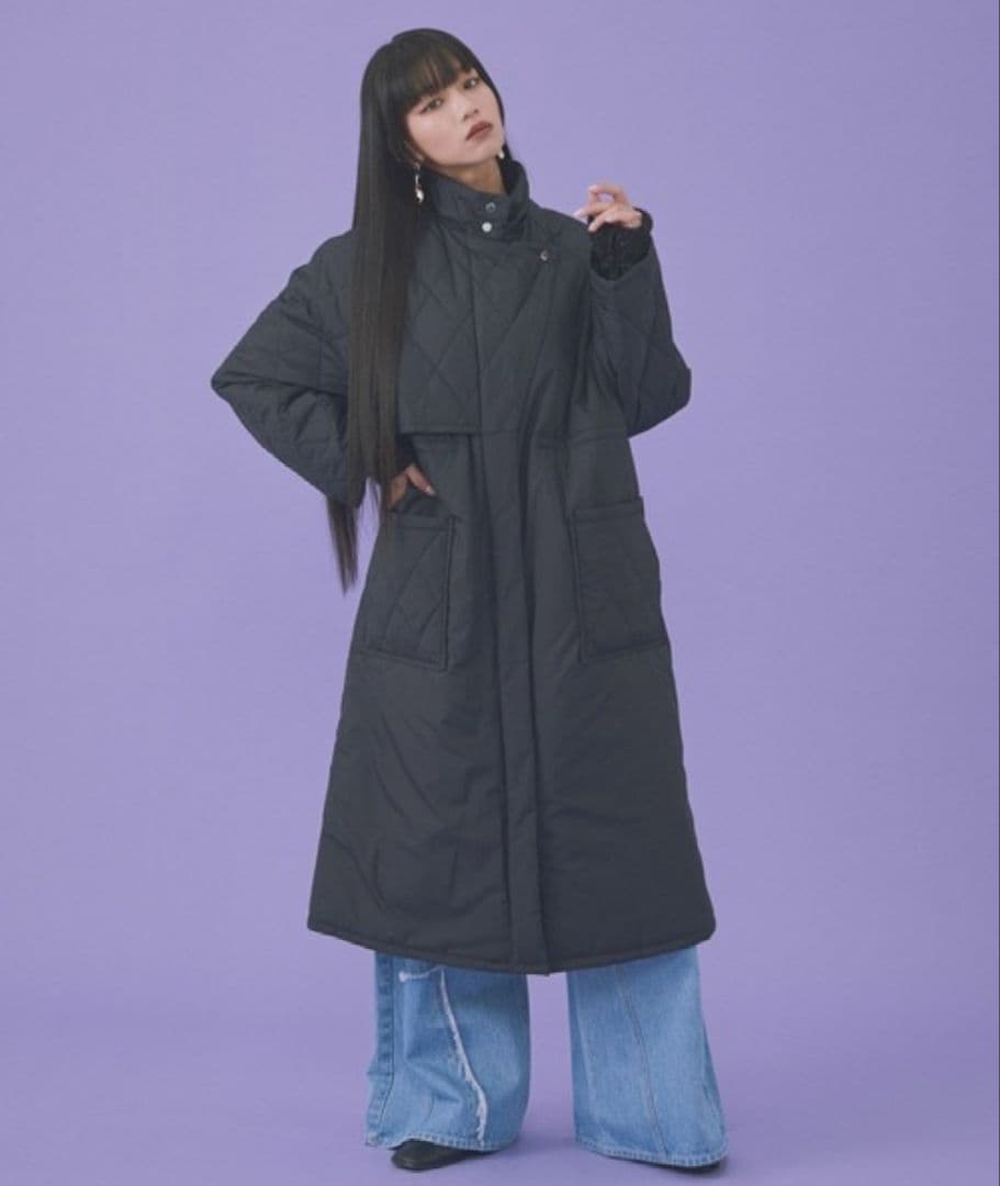 ユナイテッドトウキョウ■完売！キルティングフーディーコート 日本製