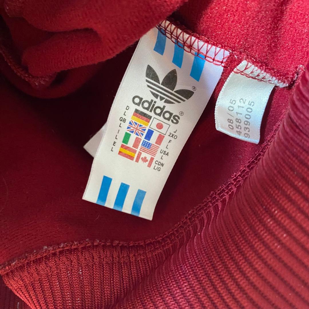 アディダス　超好配色　マルチカラートラックジャケット　ハイネック