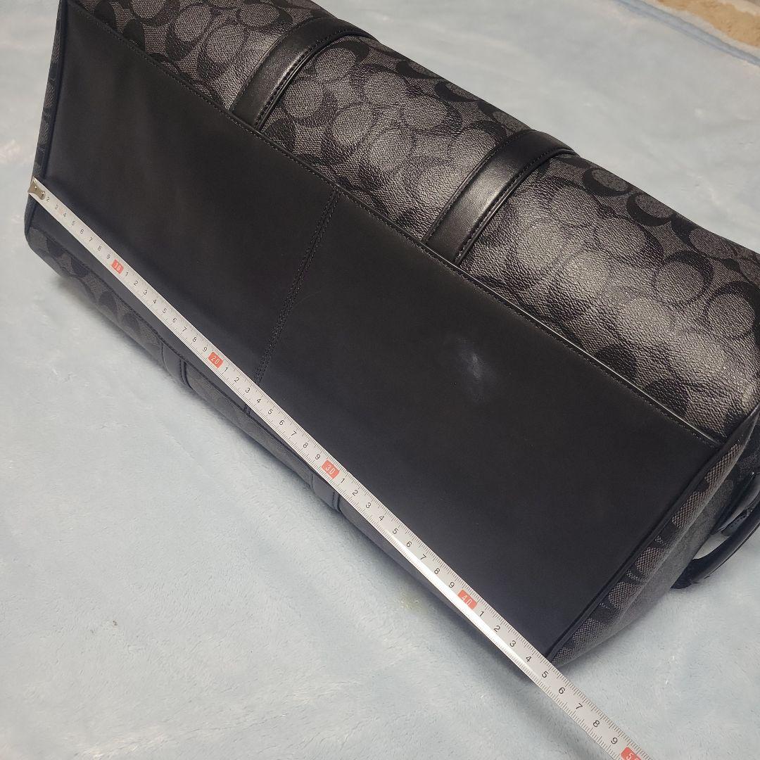 コーチ ボストンバッグ ブラック/グレー