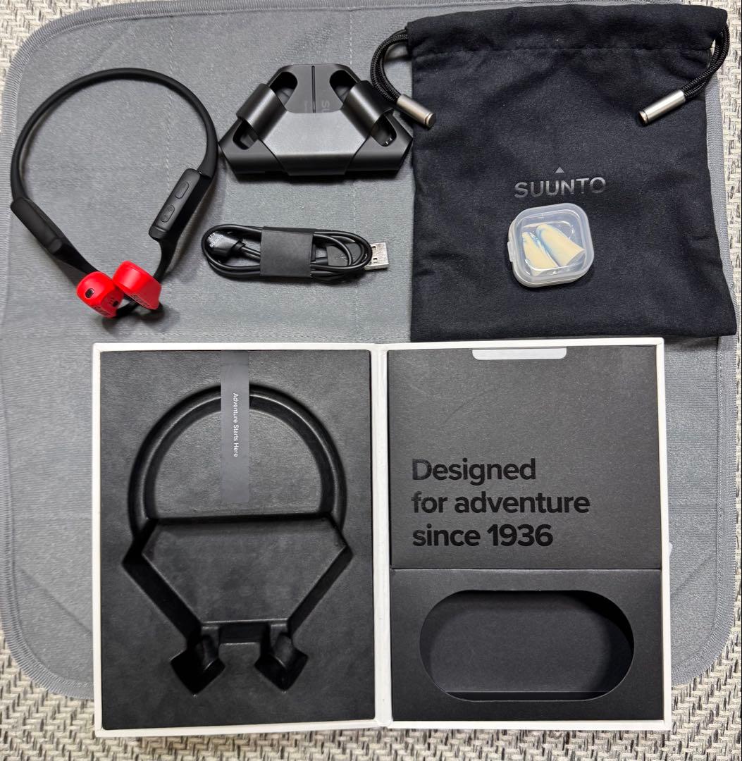 【ほぼ未使用】SUUNTO WING 骨伝導イヤフォン