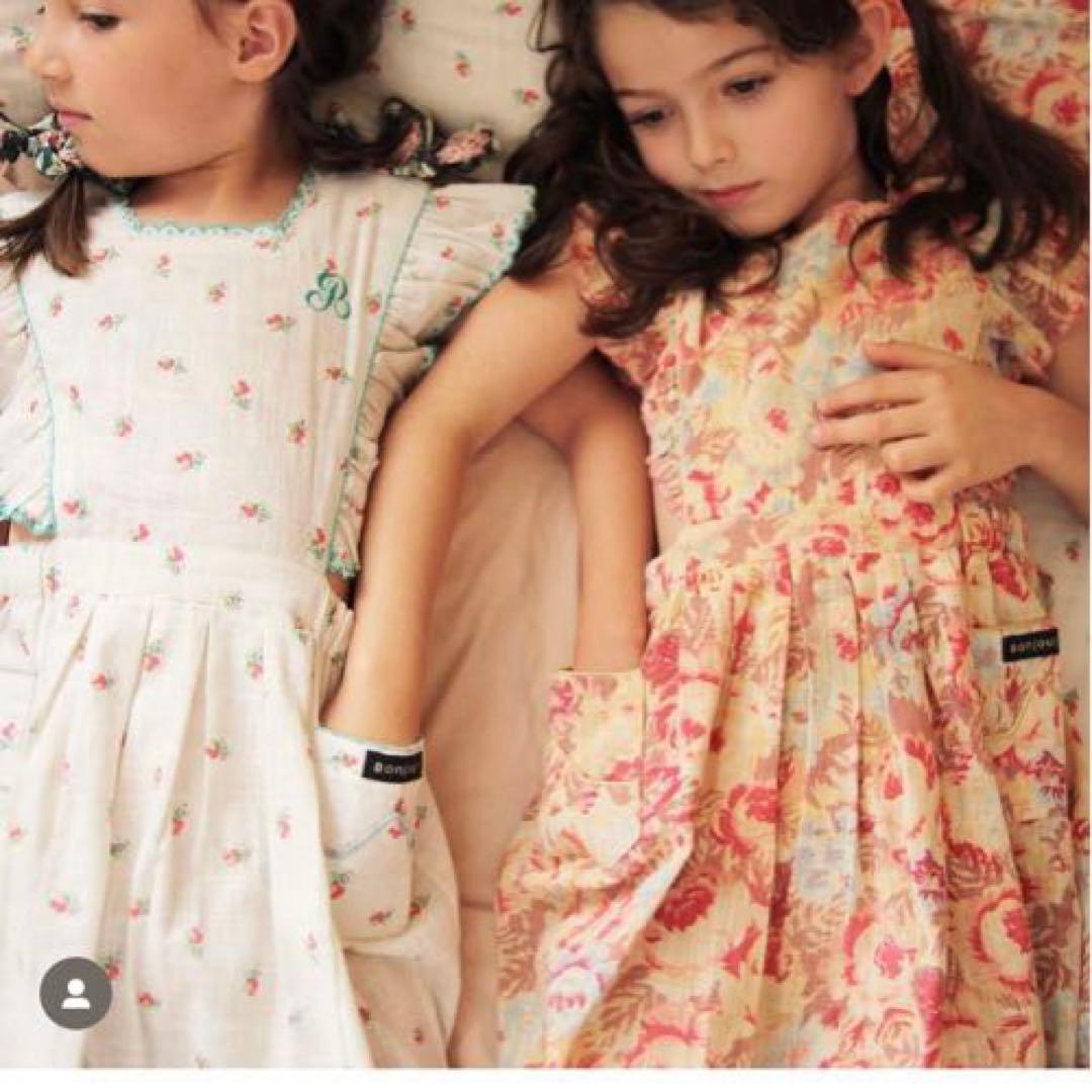 bonjour diary エプロンドレス 4Y ボンジュールダイアリー