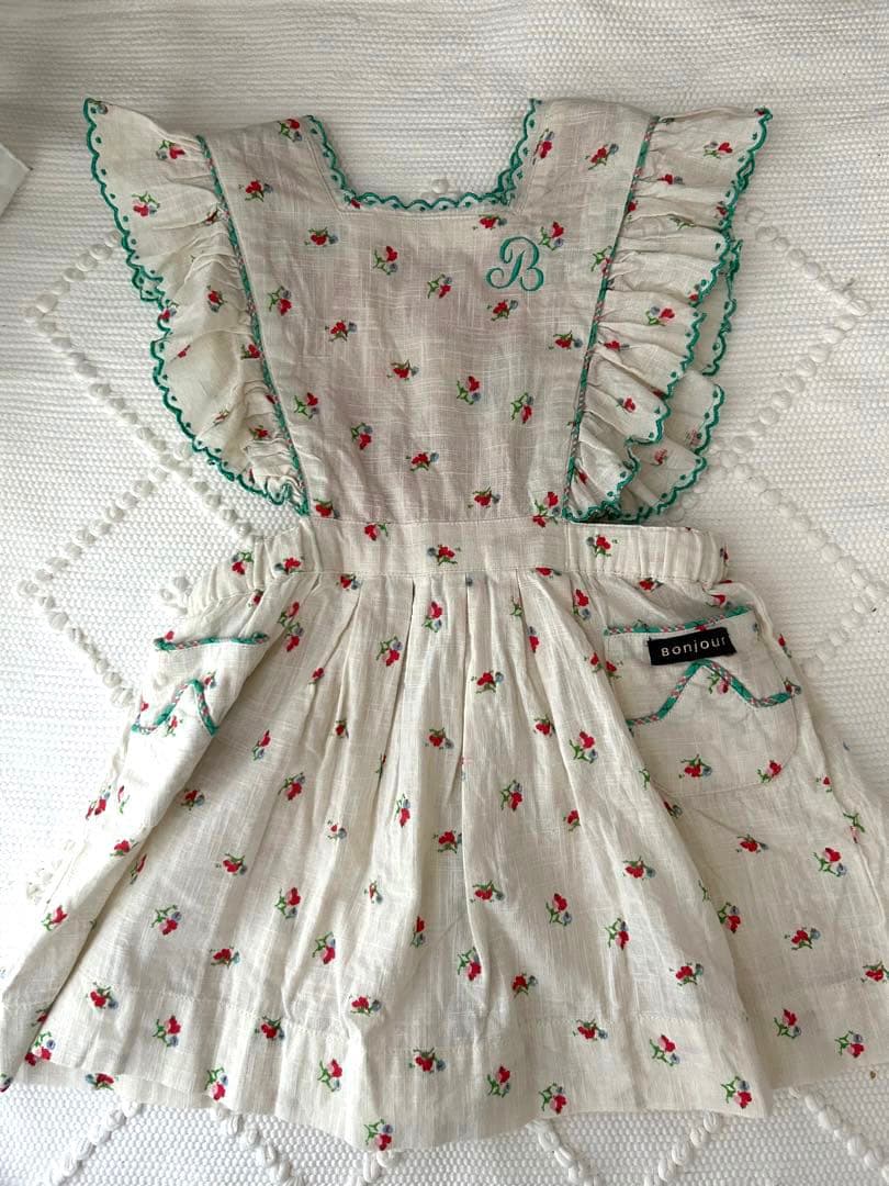 bonjour diary エプロンドレス 4Y ボンジュールダイアリー