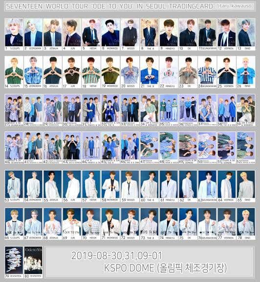 seventeen odetoyou ソウル トレカ コンプリートセット