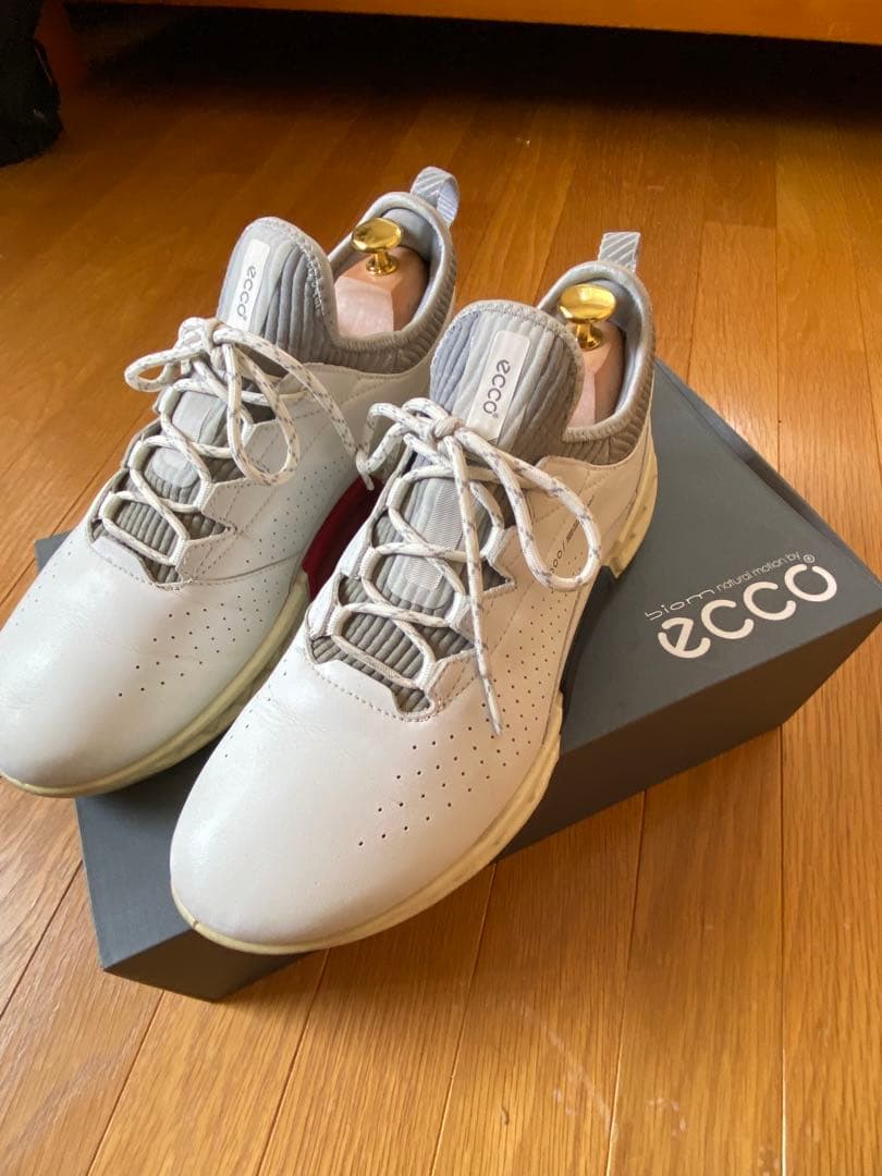 ecco BIOM c4 ゴルフシューズ ホワイトEU41 25.5