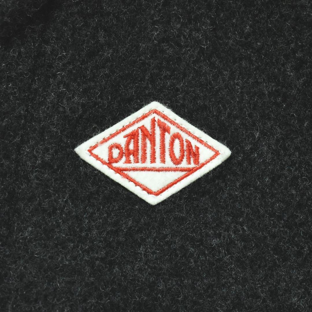 【美品】ダントン DANTON ウール パイル ラウンドカラー ジャケット 40