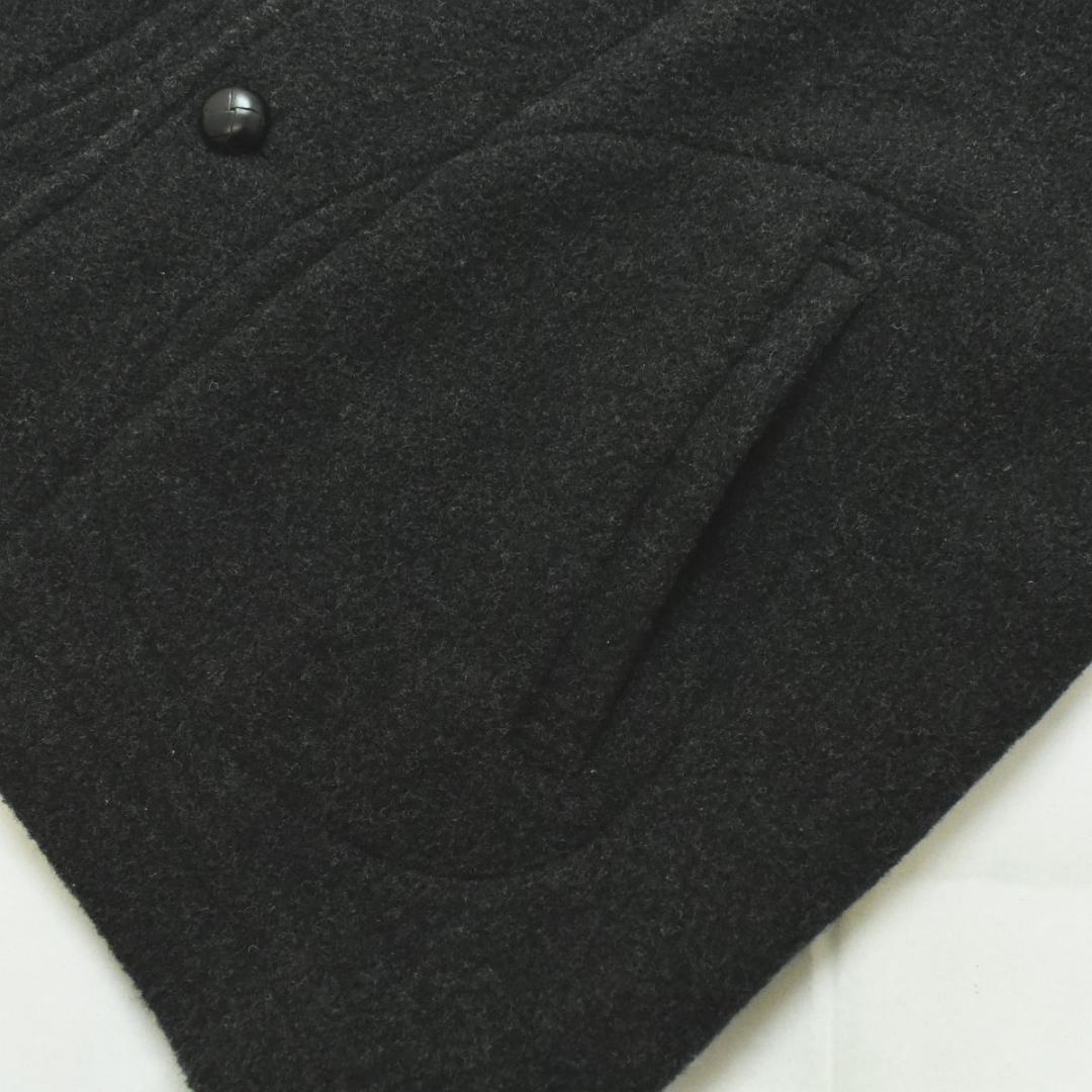 【美品】ダントン DANTON ウール パイル ラウンドカラー ジャケット 40