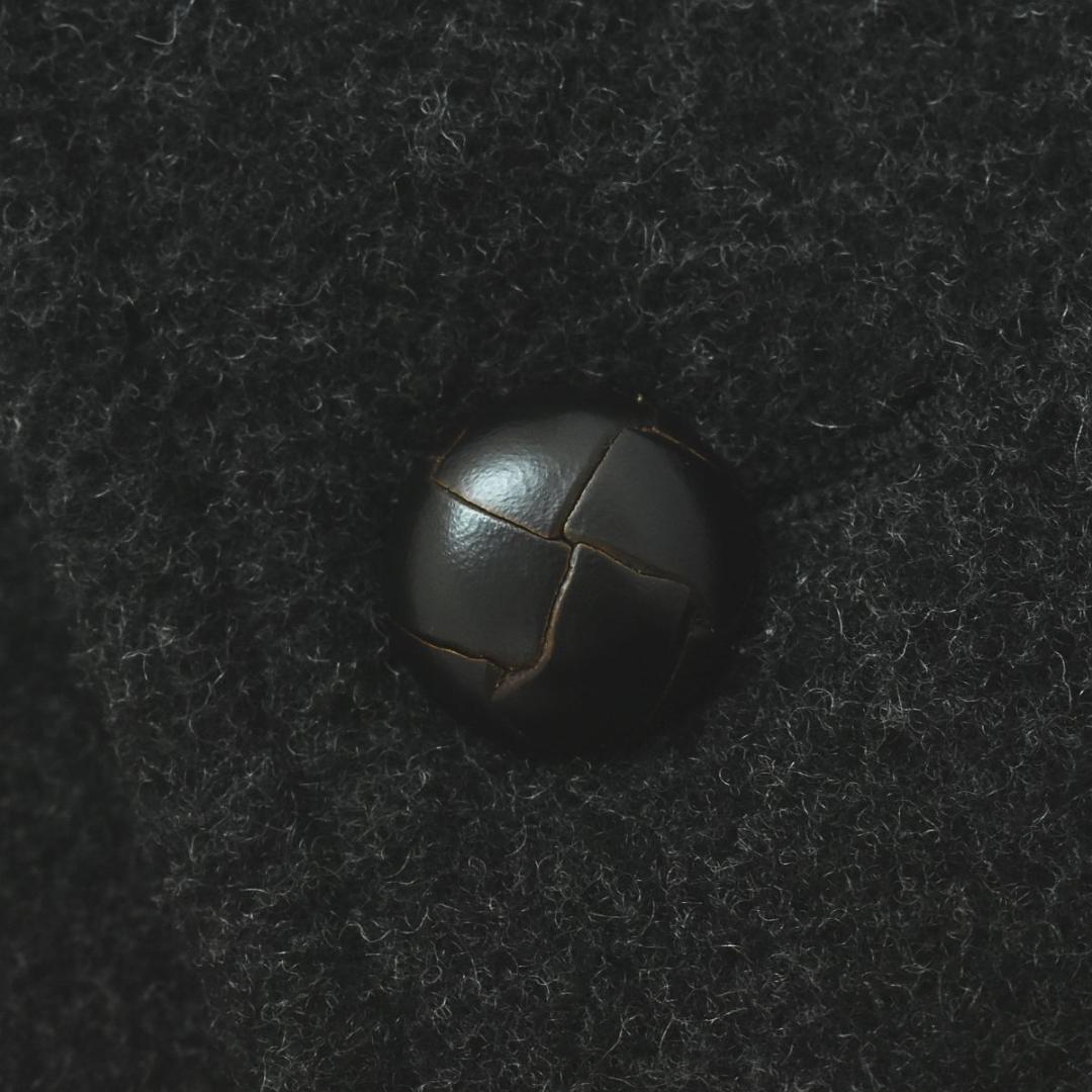 【美品】ダントン DANTON ウール パイル ラウンドカラー ジャケット 40