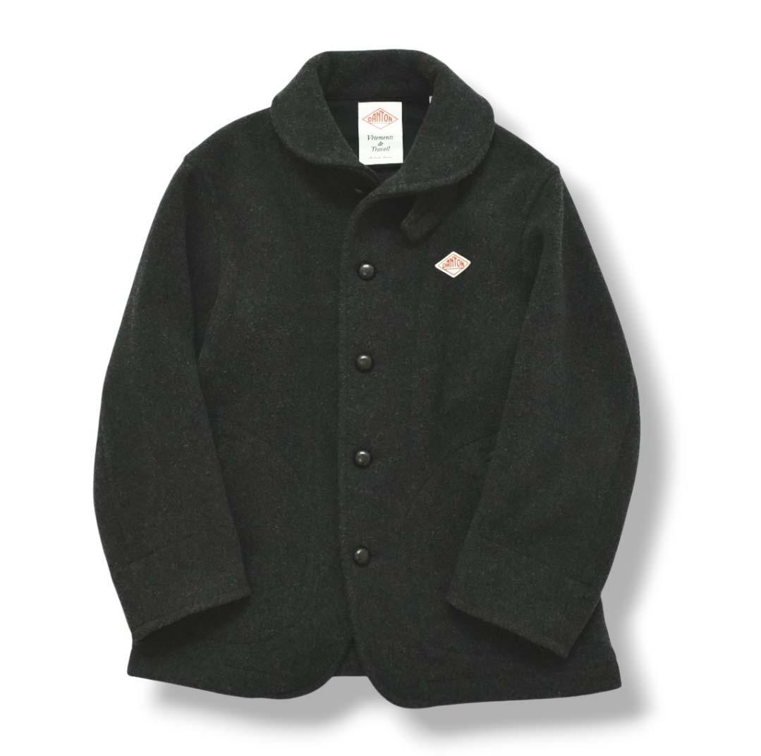 【美品】ダントン DANTON ウール パイル ラウンドカラー ジャケット 40