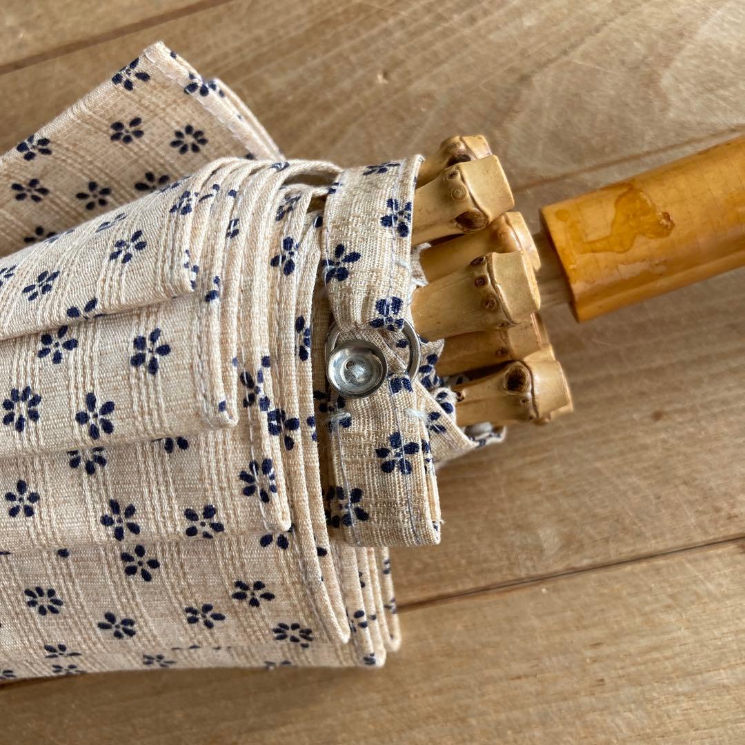 【美品】福井洋傘 伝統工芸 高級傘 ZENZA 日傘