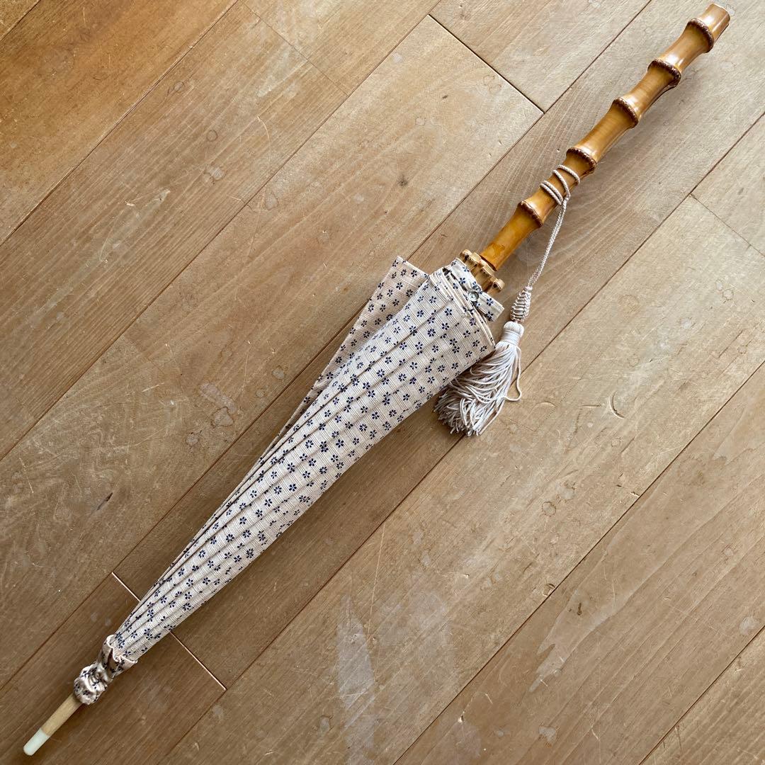 【美品】福井洋傘 伝統工芸 高級傘 ZENZA 日傘