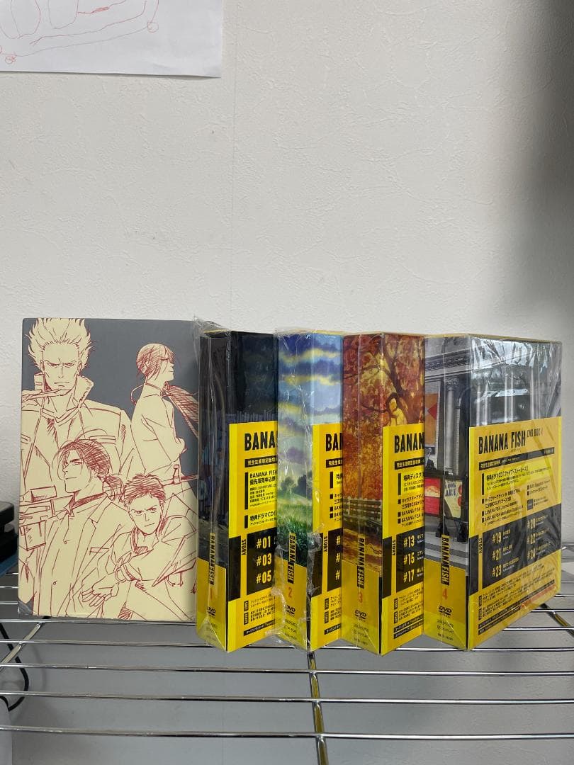BANANA FISH DVD Blu-ray BOX 4巻セット