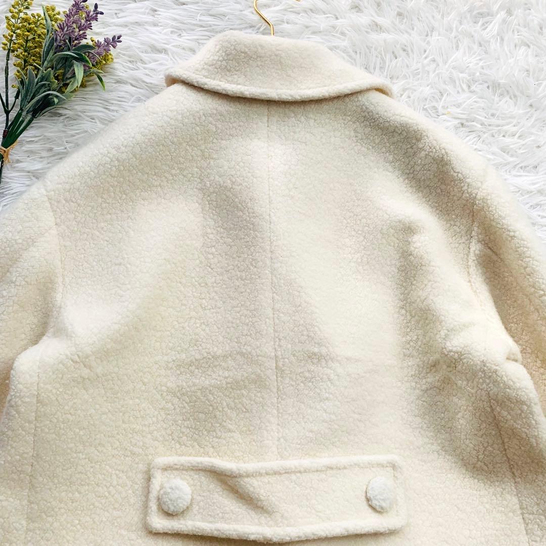 【極美品】leur logette ロングコート　ホワイト　2way