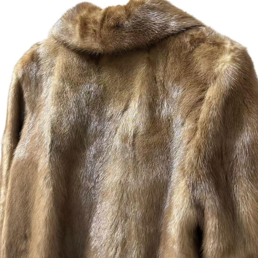 PARION　ミンクコート　優しい色合　毛皮　リアルファー　柔らか