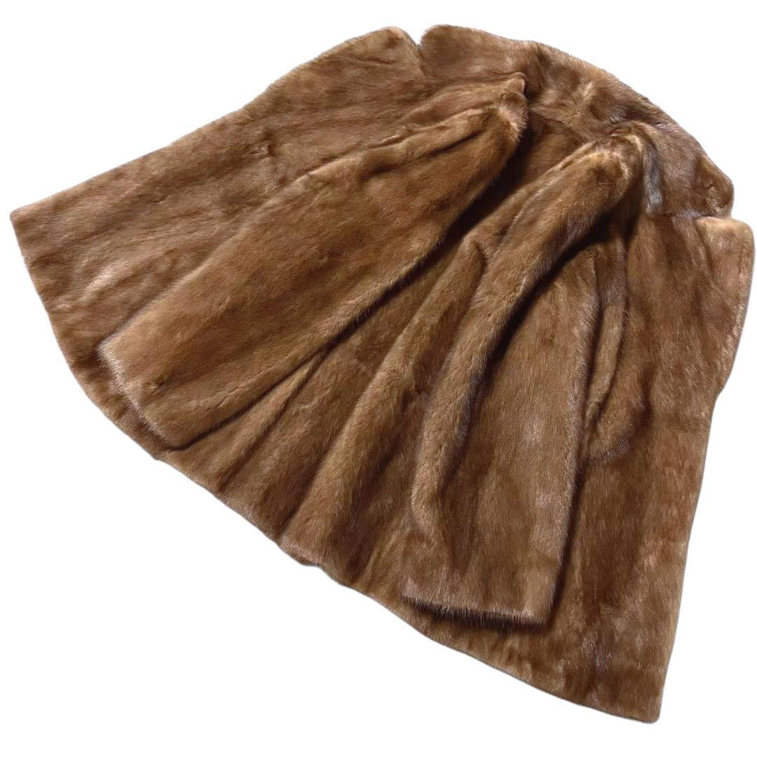 PARION　ミンクコート　優しい色合　毛皮　リアルファー　柔らか