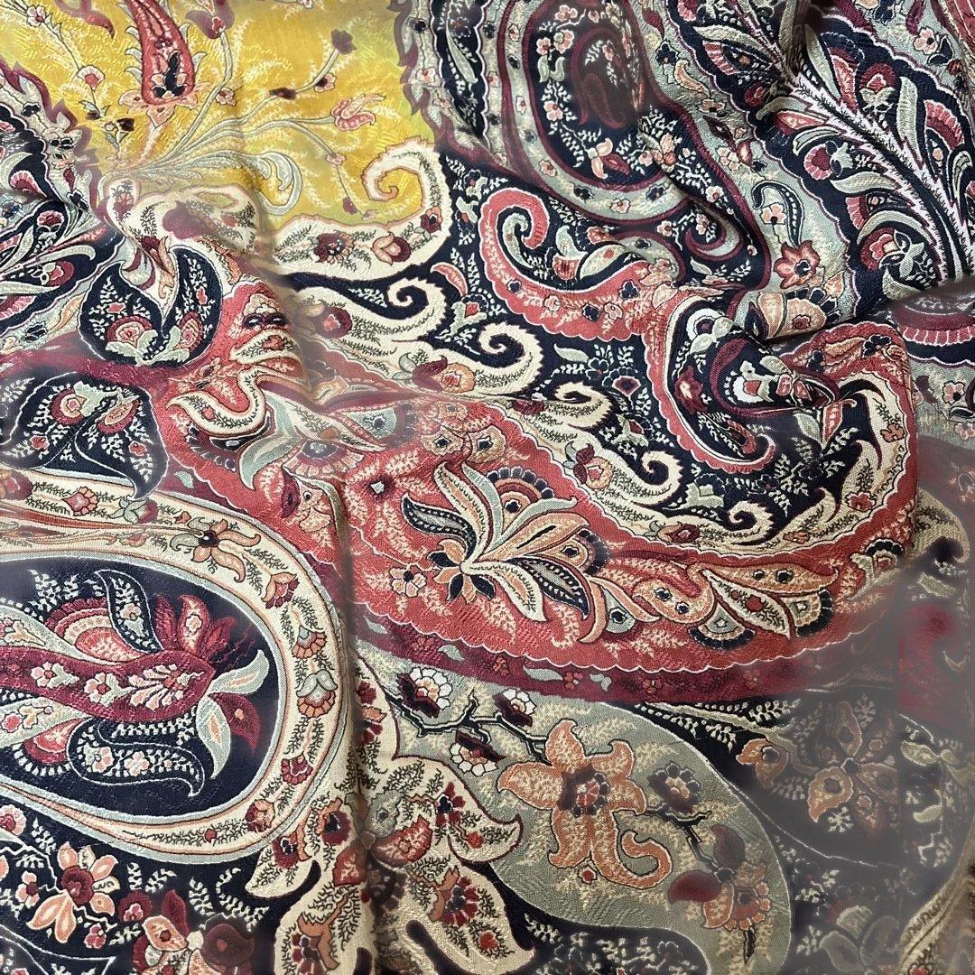 ETRO ペイズリー柄 135cm角 大判