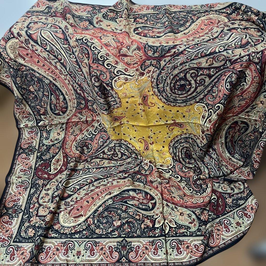 ETRO ペイズリー柄 135cm角 大判