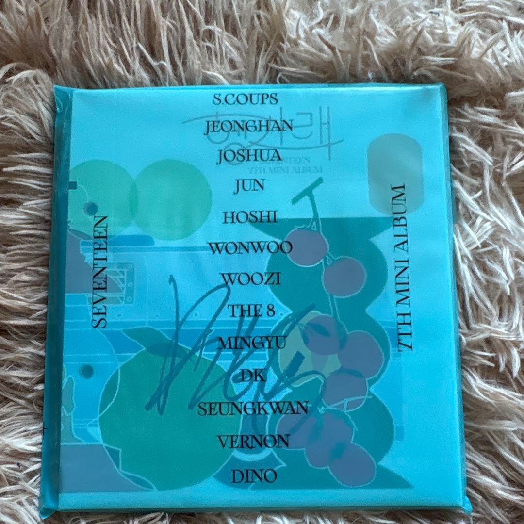 SEVENTEEN 7th Mini Album スングァン直筆サイン入り